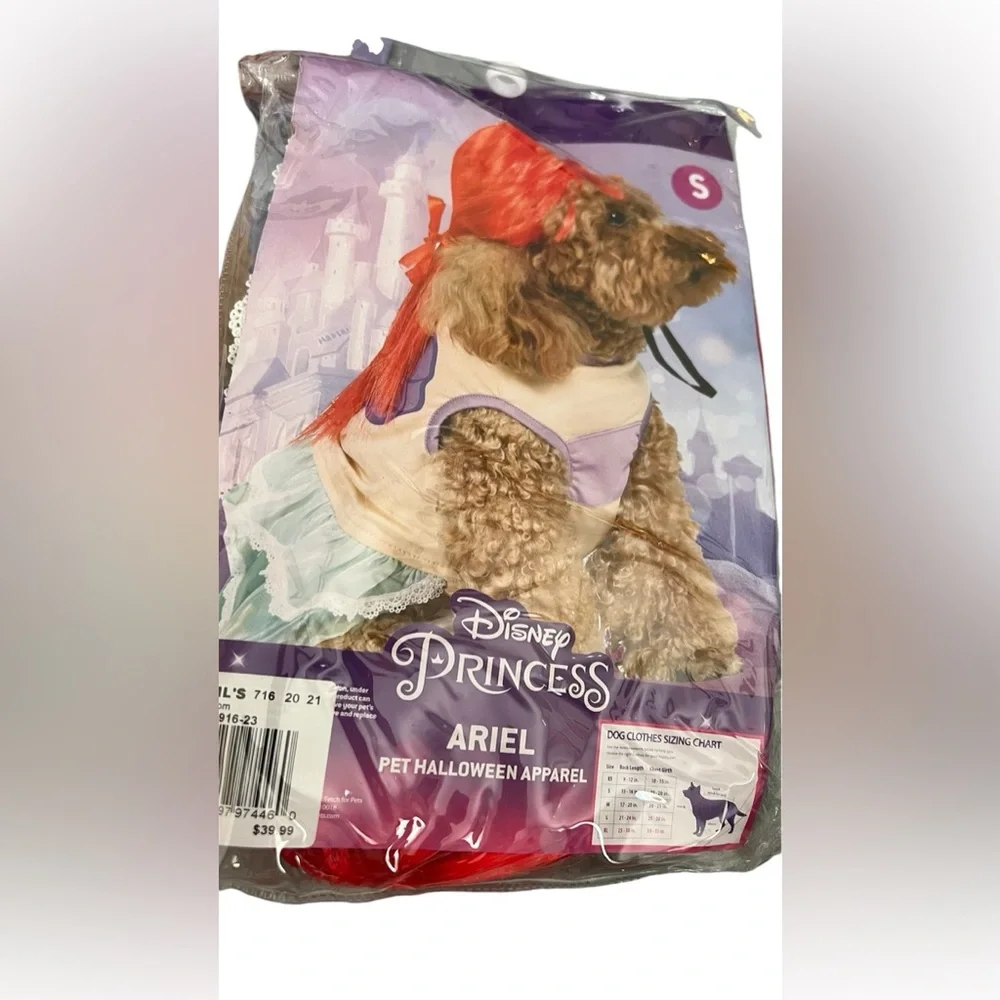 Disney Princess Arial Dog costume-Small - Picture 6 of 9